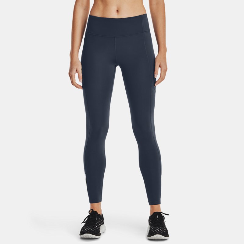 Women's  Under Armour  Fly Fast 3.0 Tights Downpour Gray / Downpour Gray / Reflective S